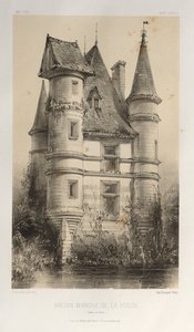 ...pl. 63, Dawny dwór De La Fosse Saône et Loire, 1860. autorstwa Victor Petit
