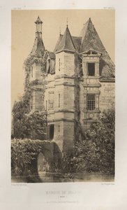 ...pl. 78, Dwór Belvau Corrèze, 1860.