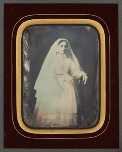 Portret dziewczynki, ok. 1853 (zdjęcie) autorstwa Victor Plumier