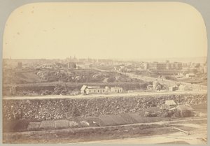 Pl. XVII. Panoramiczny widok na zachód od muzeum