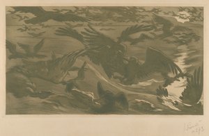 Ptaki drapieżne Ptaki drapieżne, 1893. autorstwa Victor Prouvé