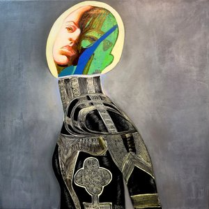 Nowoczesny portret abstrakcyjny autorstwa Victor Tkachenko