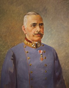 Generał Wiktor Dankl von Kraśnik, ok. 1916 r. (olej na płótnie)