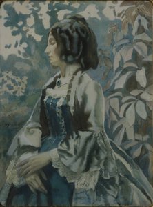 Portret damy, 1902 autorstwa Viktor Elpidiforovich Borisov Musatov