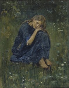 Studium Alyonushki, 1881 r. autorstwa Viktor Mikhaylovich Vasnetsov