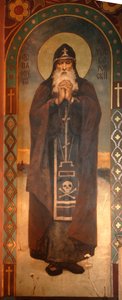 Św. Paphnutius z Borowska, 1885-1896 autorstwa Viktor Mikhaylovich Vasnetsov
