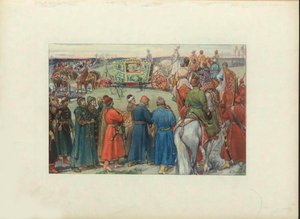 Cars Aleksiej Michajłowicz Jazda na polowanie, 1896 autorstwa Viktor Mikhaylovich Vasnetsov