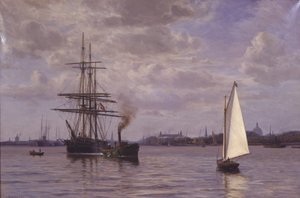 Kopenhaga rhed autorstwa Vilhelm Arnesen