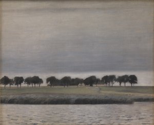 Wstępne studium dla Solregn. Jezioro Gentofte, 1903.