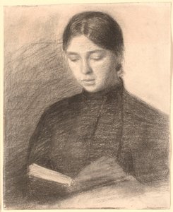 Siostra Artystki Anna Reading autorstwa Vilhelm Hammershøi