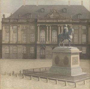 Plac Amalienborg, Kopenhaga autorstwa Vilhelm Hammershøi