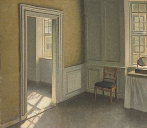Sypialnia, Strandgade 30, 1906 autorstwa Vilhelm Hammershoi