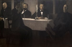 Pięć portretów autorstwa Vilhelm Hammershoi