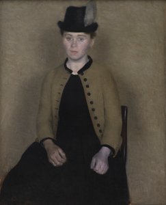 Ida Ilsted, później Żona Artysty autorstwa Vilhelm Hammershøi