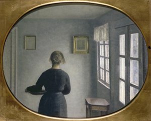Wnętrze, 1910 autorstwa Vilhelm Hammershoi