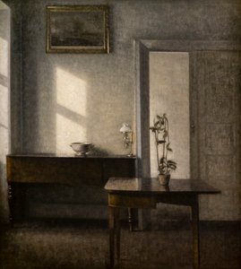 Wnętrze z portem kwiatowym, Bredgade 25 autorstwa Vilhelm Hammershoi