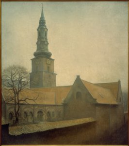 Kościół Petriego autorstwa Vilhelm Hammershoi