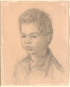 Portret Svenda Hammershøi, brata artysty autorstwa Vilhelm Hammershøi
