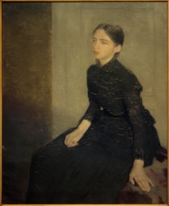 Portret młodej dziewczyny. Siostra artysty, Anna Hammershöi