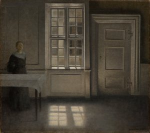 Strandgade, Sunshine autorstwa Vilhelm Hammershøi