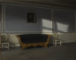 Słońce w Saloniku III, ok. 1905 autorstwa Vilhelm Hammershoi