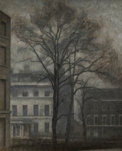 Żydowska Szkoła przy Guilford Street, Londyn autorstwa Vilhelm Hammershoi