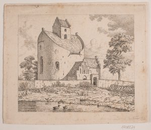 Kościół Bjernede autorstwa Vilhelm Kyhn