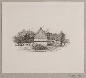 Dom na farmie autorstwa Vilhelm Kyhn