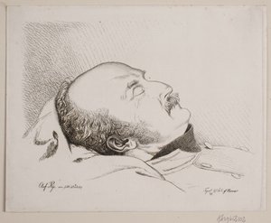 Olaf Rye jako zwłoki autorstwa Vilhelm Kyhn