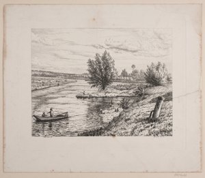 Lot nad rzeką Marną autorstwa Vilhelm Kyhn