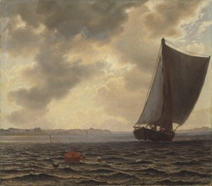 Żaglówki w Guldborg Sound autorstwa Vilhelm Kyhn
