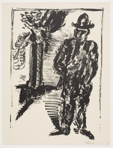 Arkusz z „Klingens Kunstnermappe nr 2” autorstwa Vilhelm Lundstrøm