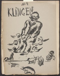 Okładka do Klingen, tom. III, nr 8 autorstwa Vilhelm Lundstrøm