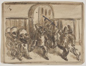 Karnawał i Nicea autorstwa Vilhelm Lundstrøm