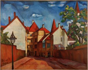 przedmieście autorstwa Vilmos Perlrott-Csaba