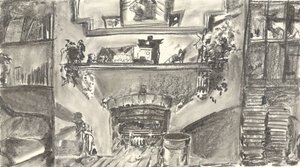 Ogień obok świecy autorstwa Vincent Alexander Booth