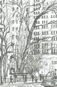 Park Madison Square Nowy Jork, 2003 autorstwa Vincent Alexander Booth