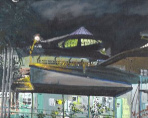 Noc w Cairns autorstwa Vincent Alexander Booth