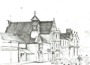 Hotel Star, Moffat. 2005, (Tusz na papierze) autorstwa Vincent Alexander Booth