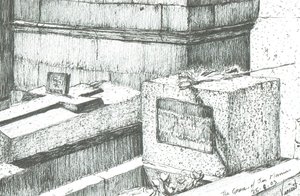 Grób Jima Morrisona Paryż, 2003 autorstwa Vincent Alexander Booth