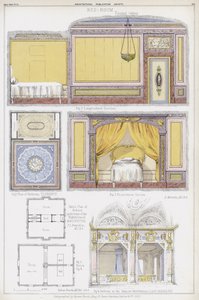 Sypialnie we Florencji, dom konsula angielskiego w Agrigentum i Casa Borromeo, Jezioro Maggiore, Włochy (kolor lito)
