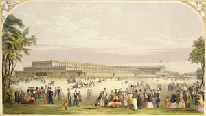 Wielka Wystawa, 1851: widok budynku zaprojektowanego przez architekta Josepha Paxtona