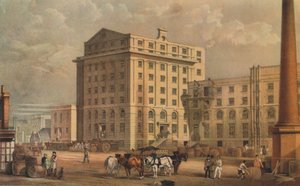 Cukrownia przy ulicy Leman Street, Stepney, Londyn, 1851