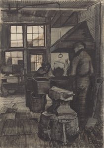 Kuźnia, 1882. autorstwa Vincent van Gogh