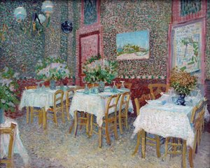 Wnętrze restauracji, 1887. autorstwa Vincent van Gogh