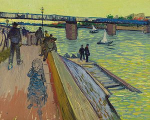 Most Trinquetaille, 1888. autorstwa Vincent van Gogh