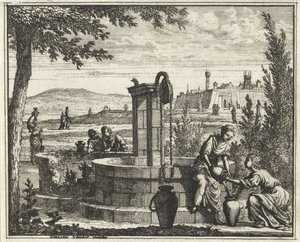 Kobiety przy studni autorstwa Vincent Laurensz. van der Vinne (II)
