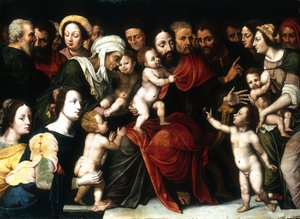Jezus z małymi dziećmi, ok. 1559-1589