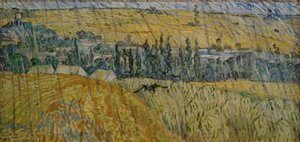 Auvers w deszczu autorstwa Vincent van Gogh