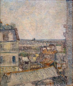 Widok z okna mieszkania na Rue Lepic autorstwa Vincent van Gogh